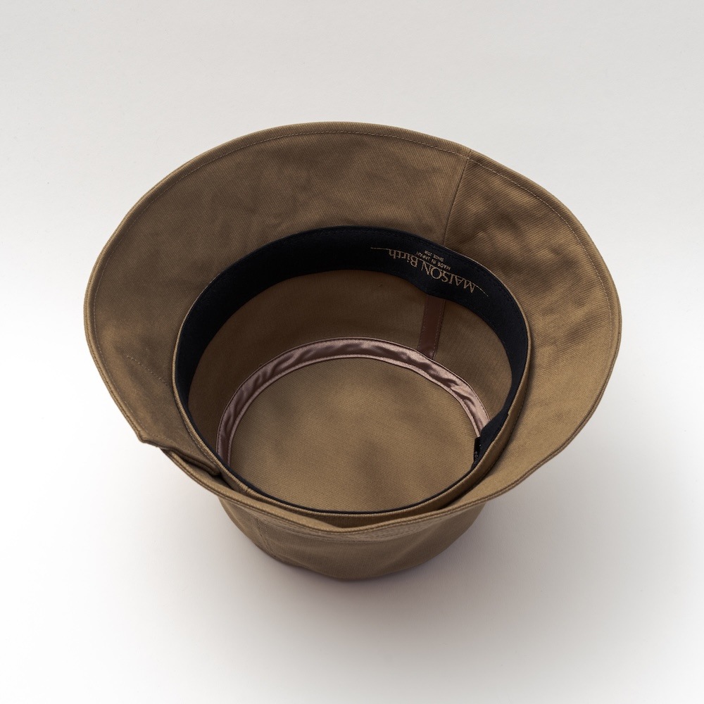 「MAISON Birth/メゾン バース」N1 SLIP BRIM HAT