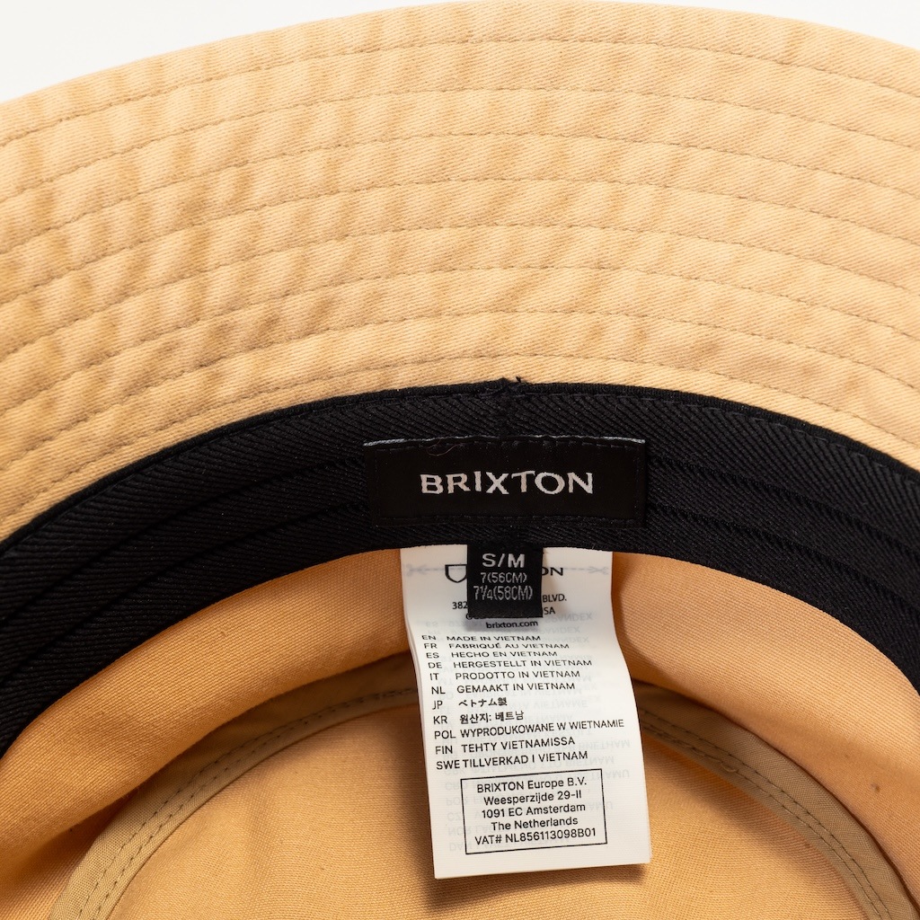 「Brixton/ブリクストン」WOODBURN PACKABLE BUCKET HAT