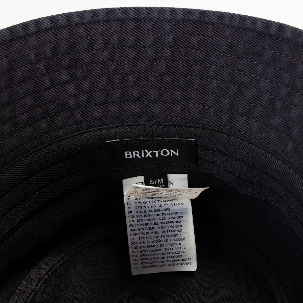 「Brixton/ブリクストン」WOODBURN PACKABLE BUCKET HAT