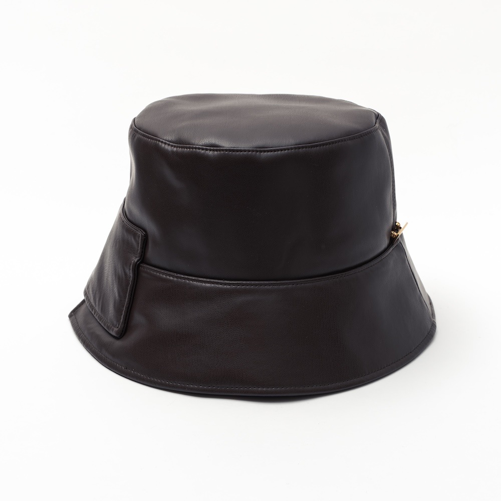「MAISON Birth/メゾン バース」ECO LEATHER BOUFFANT HAT