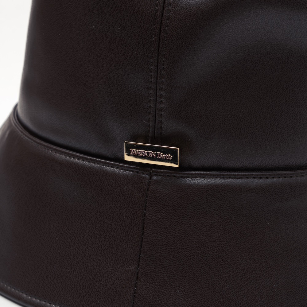 「MAISON Birth/メゾン バース」ECO LEATHER BOUFFANT HAT