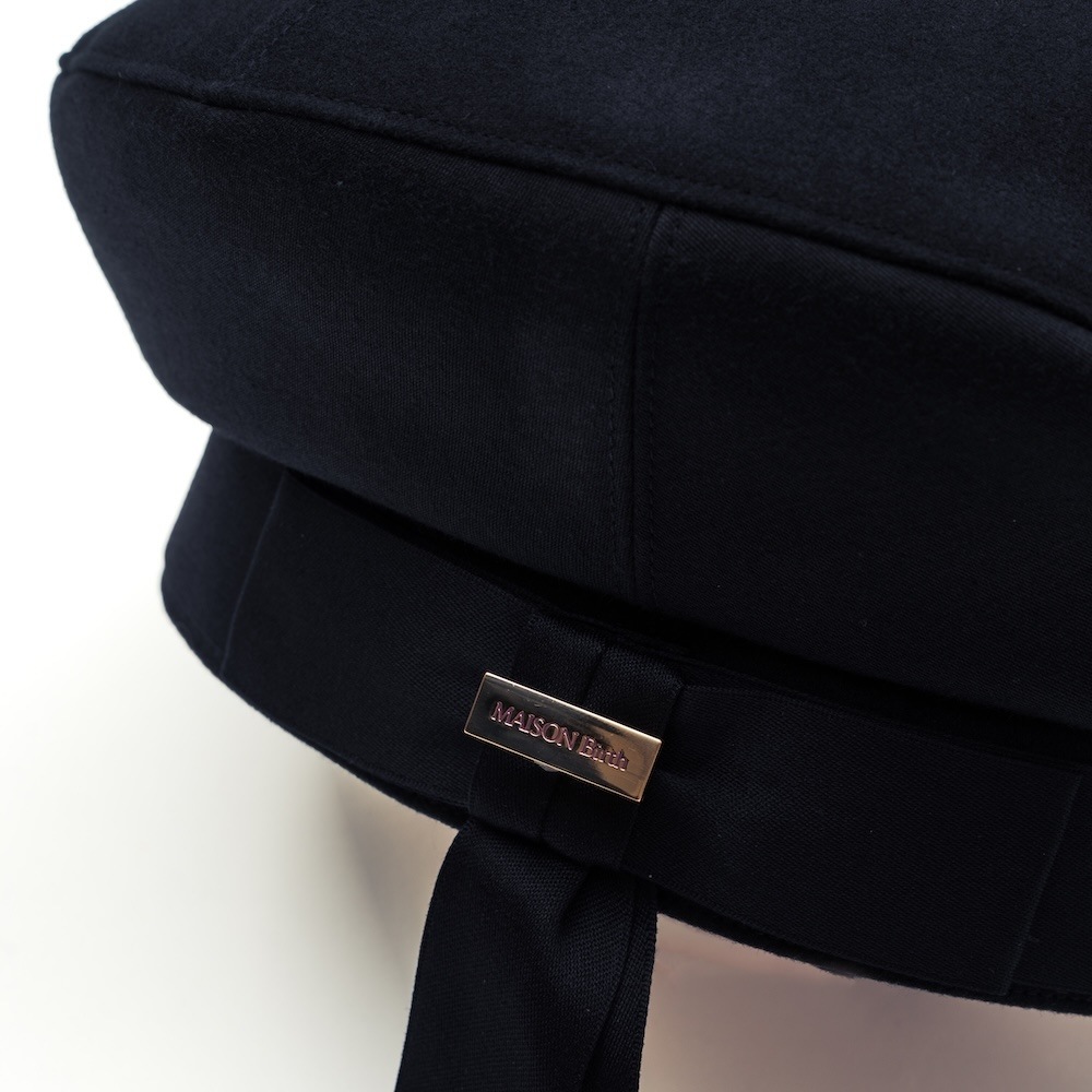 「MAISON Birth/メゾン バース」MOLESKIN RIBBON BERET