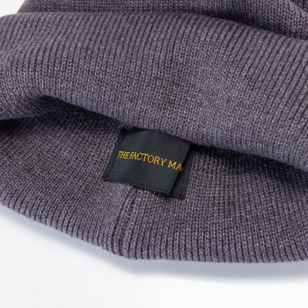 「THE FACTORY MADE/ザファクトリーメイド」KNIT ROLL CAP