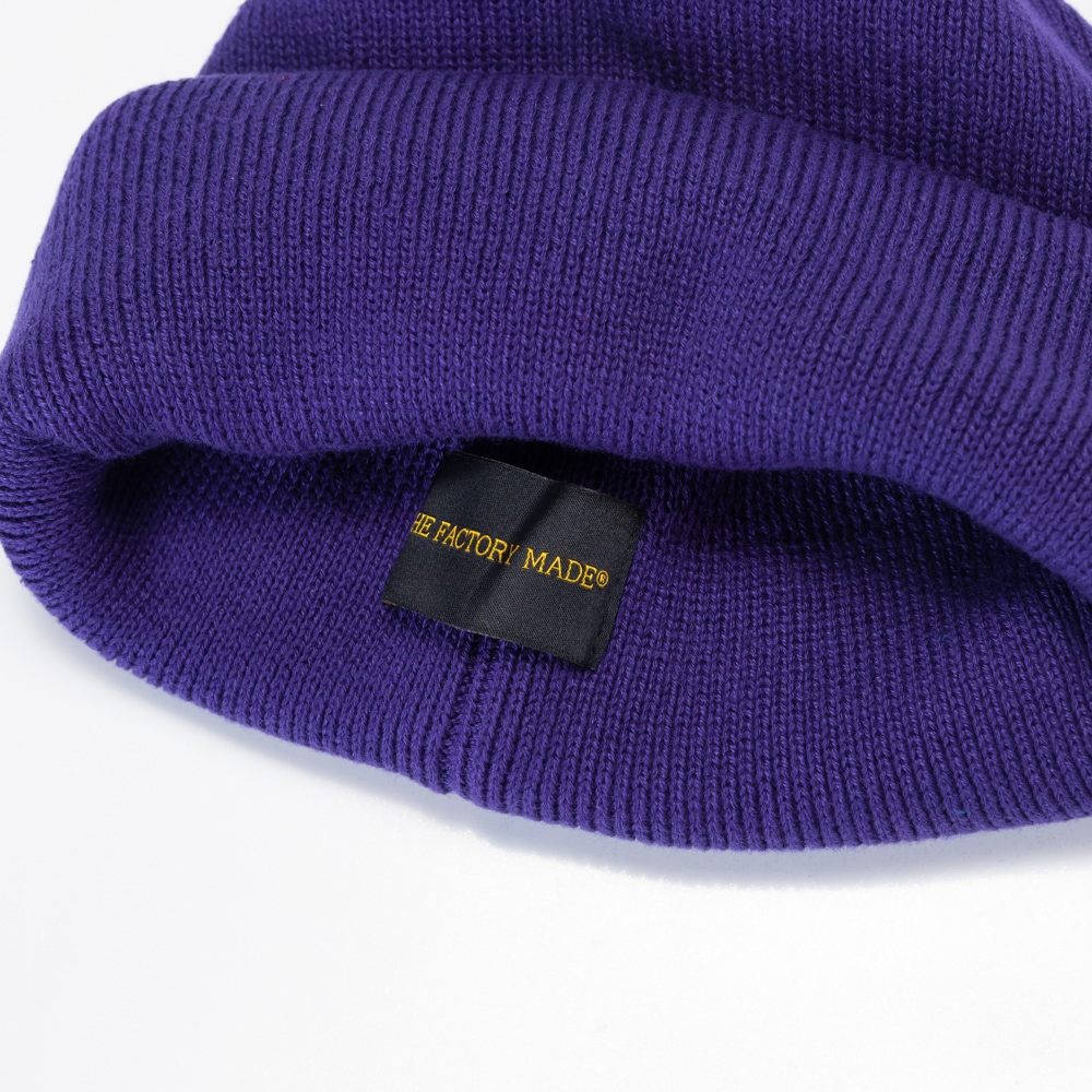 「THE FACTORY MADE/ザファクトリーメイド」KNIT ROLL CAP