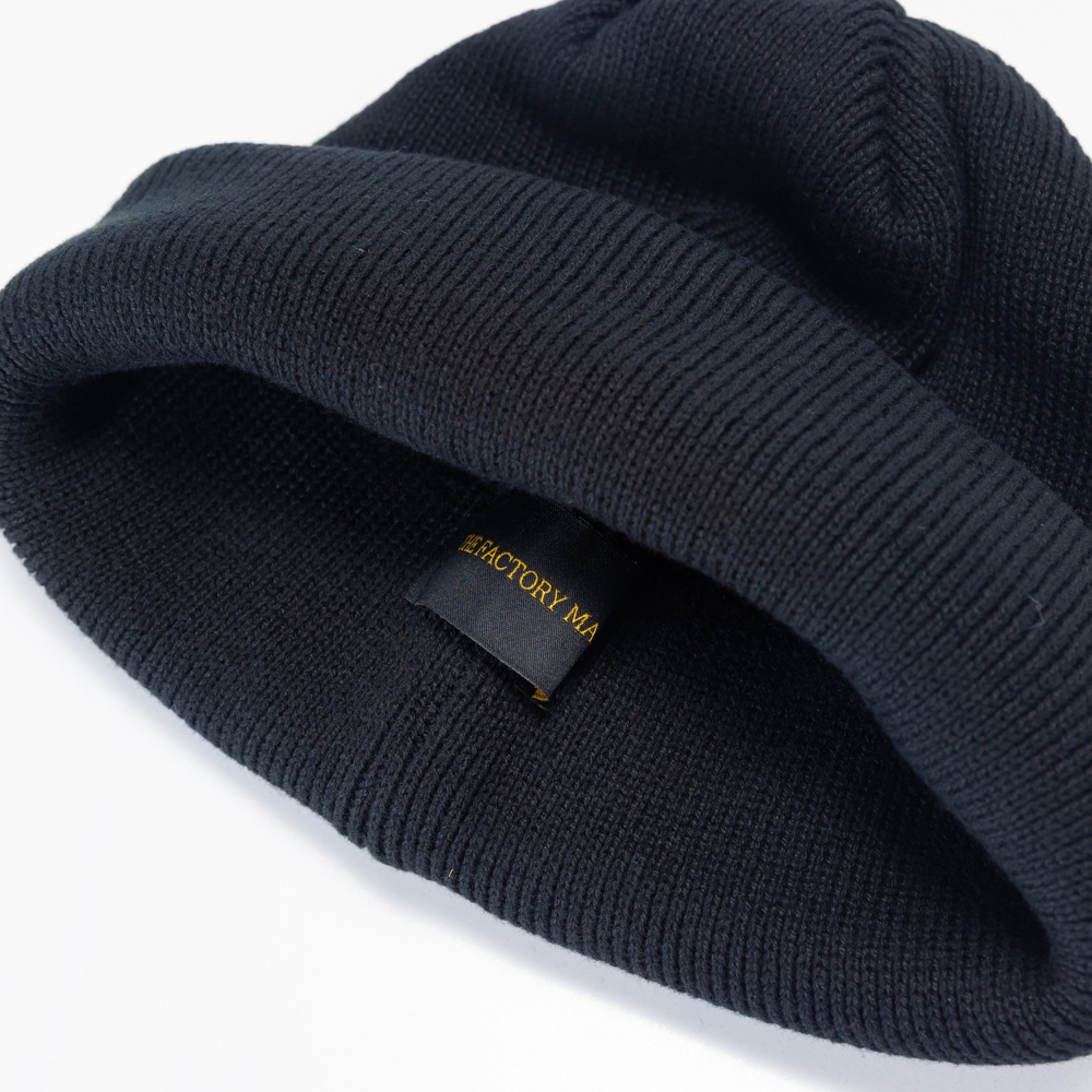 「THE FACTORY MADE/ザファクトリーメイド」KNIT ROLL CAP