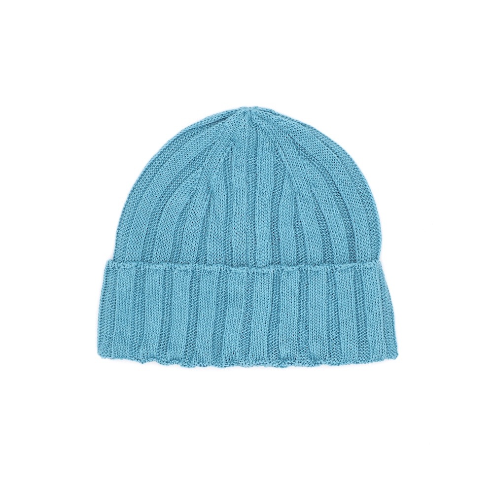 「Borsalino/ボルサリーノ」Jin Lino Beanie Ribbed(ジン リネン リブビーニー)