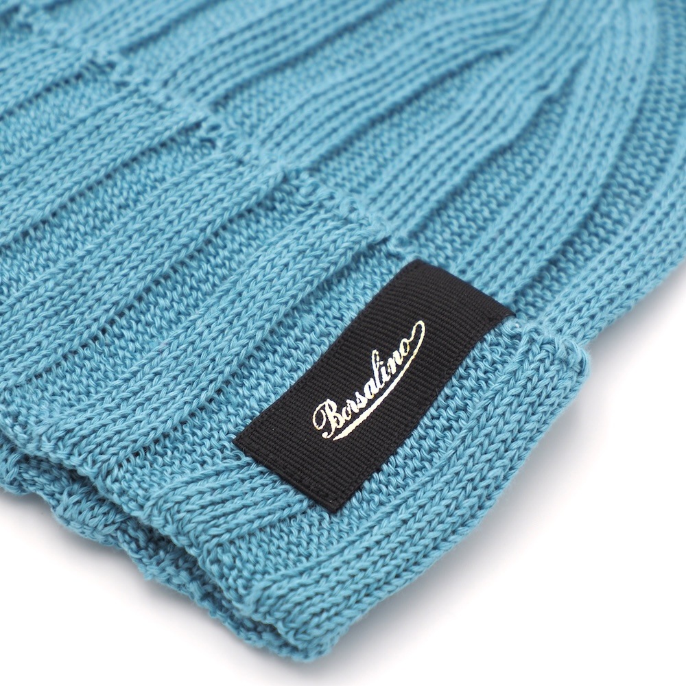 Borsalino/ボルサリーノ」Jin Lino Beanie Ribbed(ジン リネン