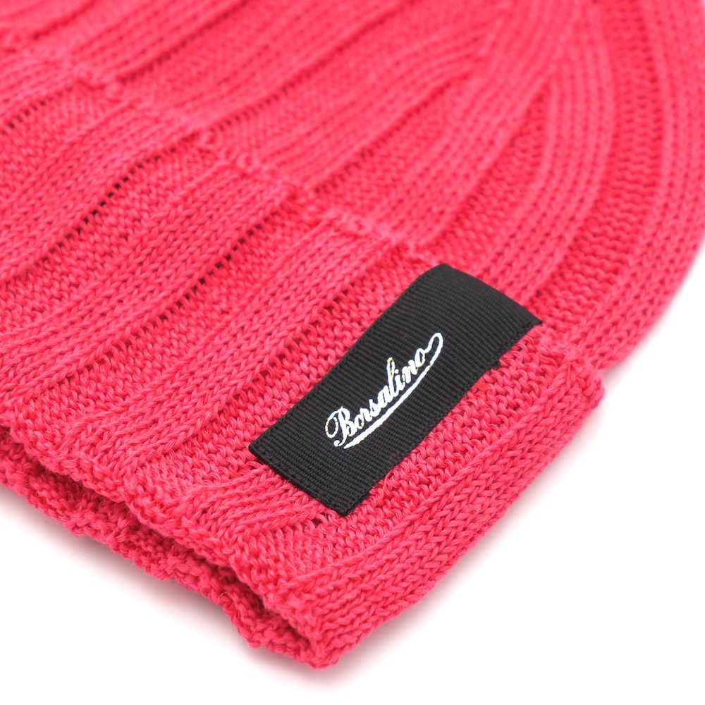 Borsalino/ボルサリーノ」Jin Lino Beanie Ribbed(ジン リネン