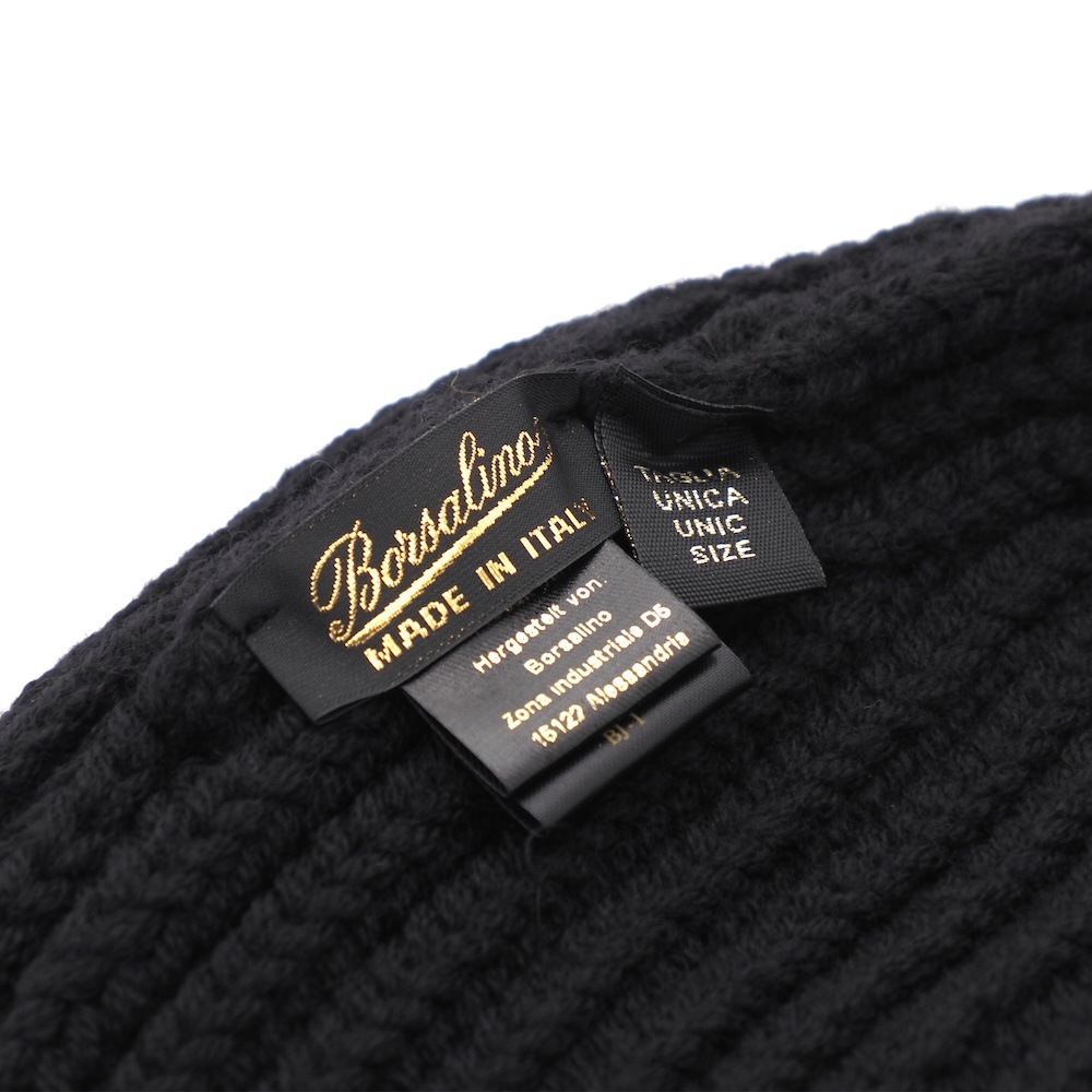 Borsalino/ボルサリーノ」Bell Beanie Ribbed Virgin Wool(ベル