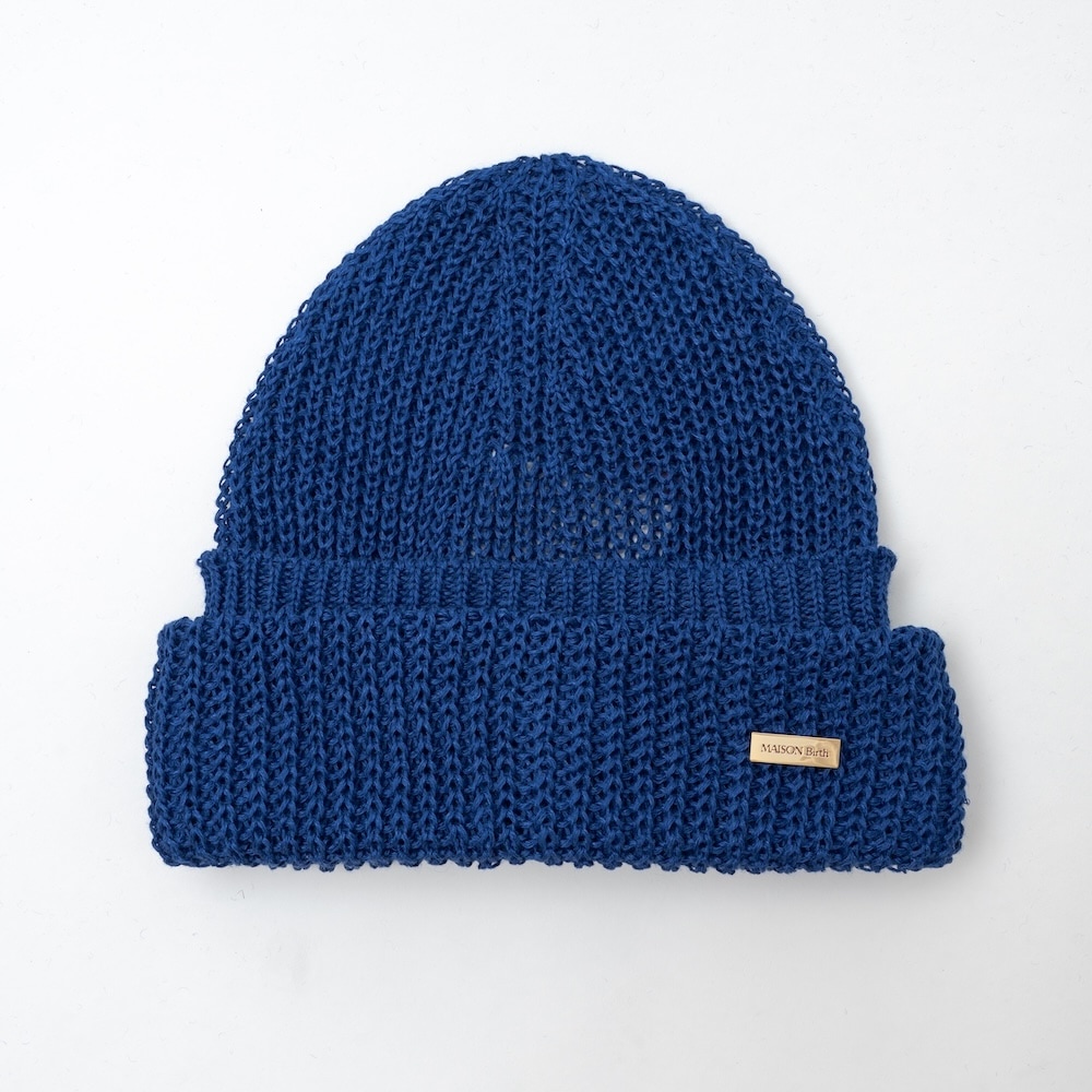 MAISON Birth LINEN STEP KNIT リネンステップニット帽 MAISON Birth ニット帽 ニットキャップ メゾンバース / LINEN