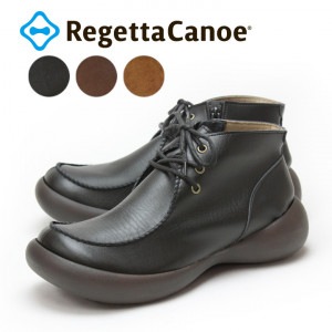リゲッタカヌー RegettaCanoe CJFG-1104 モカシンブーツ サイドジップ グリップ