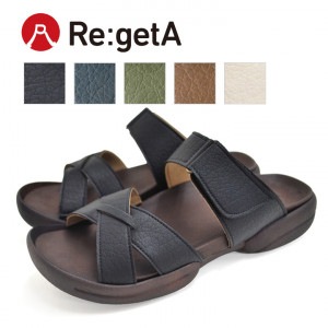 【海外お客様用】リゲッタ Re:getA R-226M クロスベルトグミサンダル/メンズ