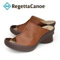 リゲッタカヌー RegettaCanoe CJFH-808 オープントゥ カバーサンダル 履きやすい 歩きやすい サンダル レディース つっかけ フレンチウェッジヒール 美脚