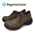 リゲッタカヌー　RegettaCanoe CJES-6140 エッグヒール レースアップシューズ アンティーク風 レディース 厚底 歩きやすい 履きやすい