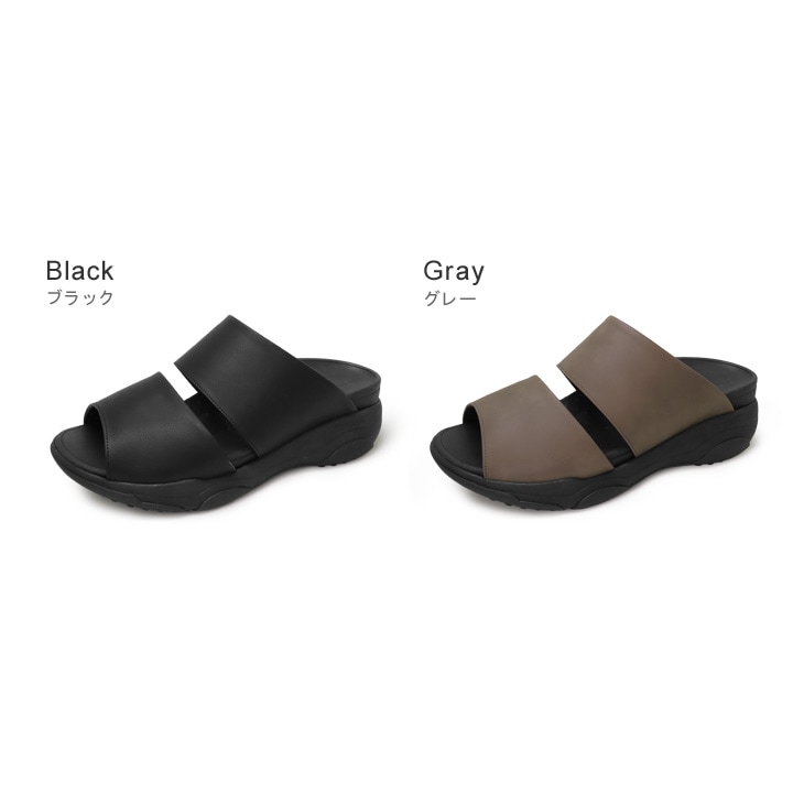 リゲッタ Re:getA RE-3004 メンズ 軽量 厚底 ダブルベルトサンダル メッシュ フラット 歩きやすい 履きやすい 痛くなりにくい EVA 父の日