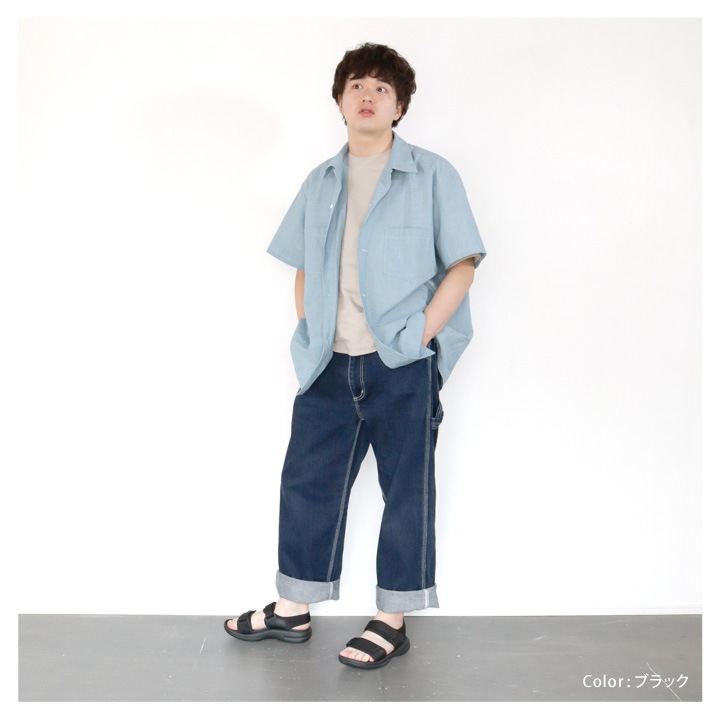 リゲッタ　Re:getA  re-3100 スポーツサンダル メンズ 軽量 ベルクロ  履きやすい 歩きやすい 痛くなりにくい