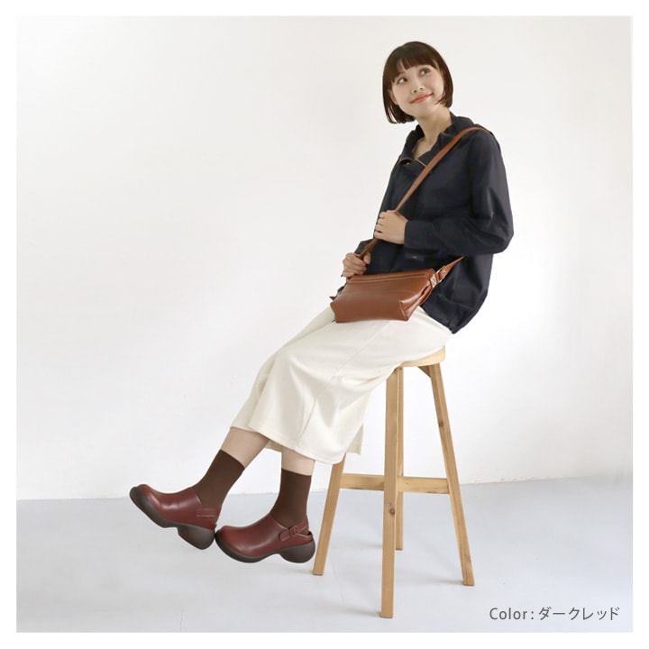 リゲッタカヌー RegettaCanoe CJES-6141 エッグヒール バックベルト付きサボ アンティーク風 レディース 厚底 歩きやすい 履きやすい