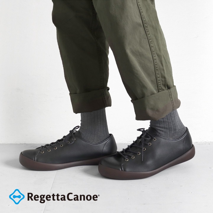 リゲッタカヌー RegettaCanoe CJFC-7118a フラットソール メンズ レースアップ カジュアル 歩きやすい 履きやすい