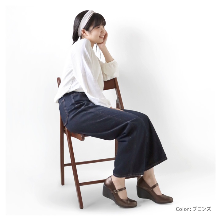 リゲッタ　Re:getA　R-1979  アーモンドトゥパンプス(７cmヒール)  ハイヒール フォーマル パーティー カジュアル エレガント ウェッジヒール