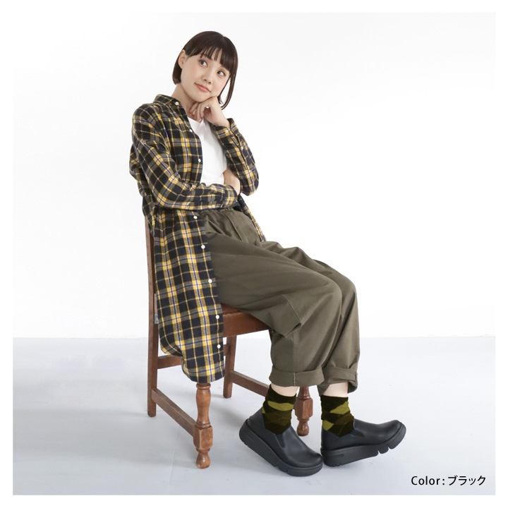 リゲッタ Re:getA RE-168 軽量 厚底 スリッポンシューズ レディース 履きやすい 歩きやすい EVA