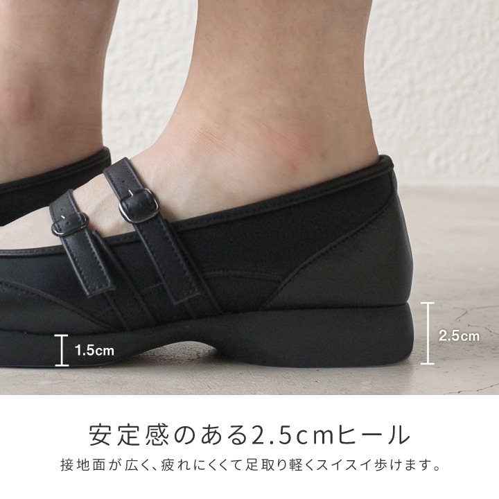 RegettaCanoe リゲッタカヌー レディース メリージェーン フラットパンプスシューズ CJSL-1708