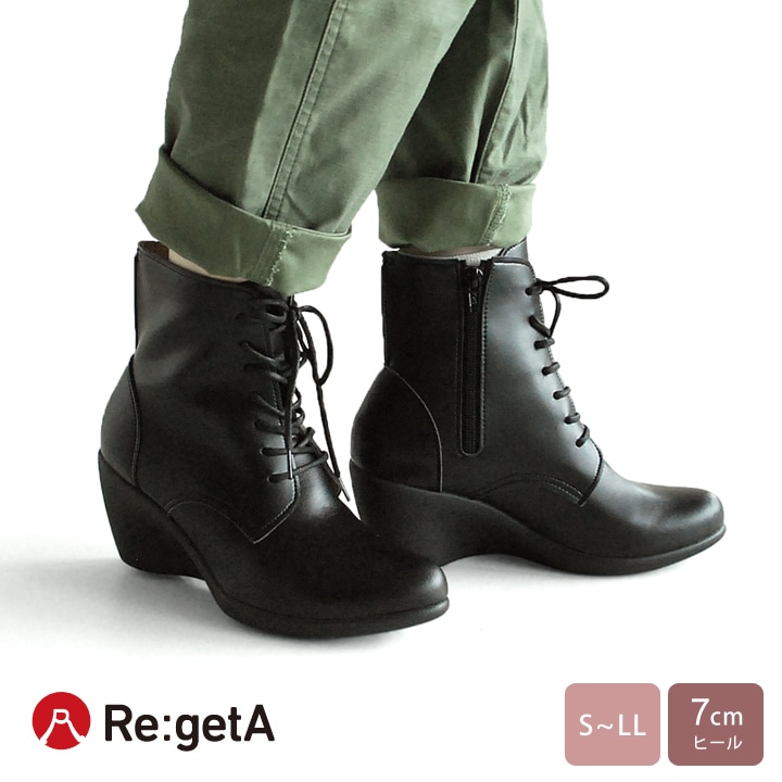 レースショートブーツ ※3時間しか履いてません レースショートブーツ ※3時間しか履いてません