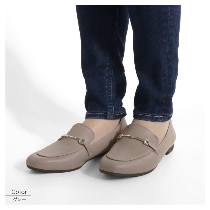 no-rush ノーラッシュ by リゲッタ 当店限定 NR-04 ビットローファー フラットヒール スクエアトゥ 1.5cm ビジネス 履きやすい 歩きやすい 痛くない 柔らかい 通勤 結婚式 入学式 卒業式