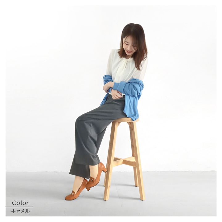 no-rush ノーラッシュ by リゲッタ 当店限定 NR-05 ビットヒールローファー ヒールパンプス スクエアトゥ 5.5cm ビジネス 履きやすい 歩きやすい 痛くない 柔らかい 通勤 結婚式 入学式 卒業式