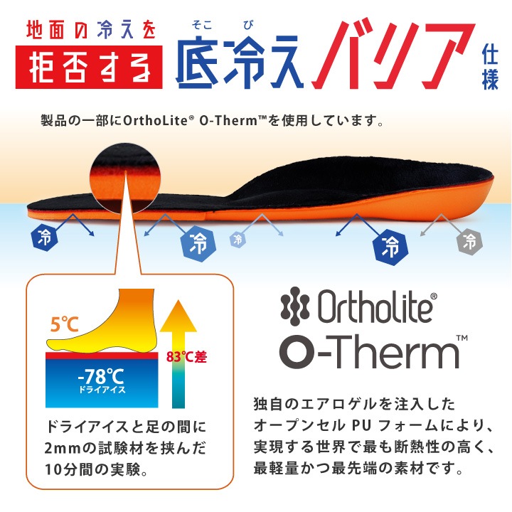 リゲッタ Re:getA つかれどめインソール -ミミタブポカポカ- 中敷き 防寒インソール 断熱 保温 立体インソール 疲れにくい 歩きやすい 立ち仕事 オーソライト