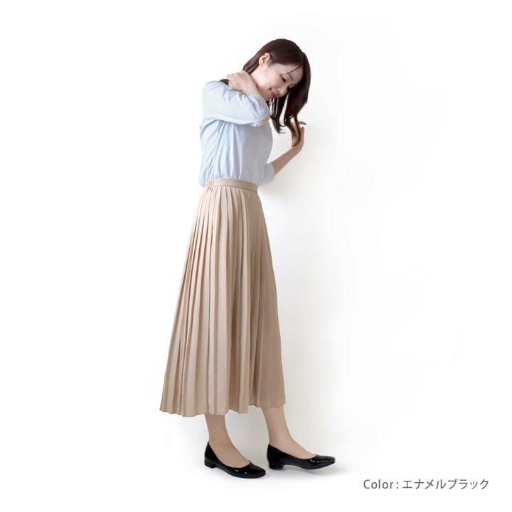 リゲッタ フェムスタイル RE:GETA Femstyle  AMR-101 フラットパンプス 履きやすい 歩きやすい スクエアトゥ オフィスカジュアル 