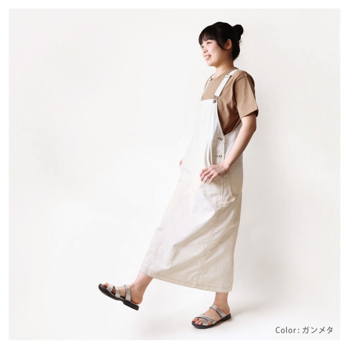 リゲッタカヌー RegettaCanoe CJSL-1706 ステイルソール クロスベルト サンダル ぺたんこ 履きやすい 歩きやすい ラバー素材 滑りにくい レディース つっかけ ローヒール