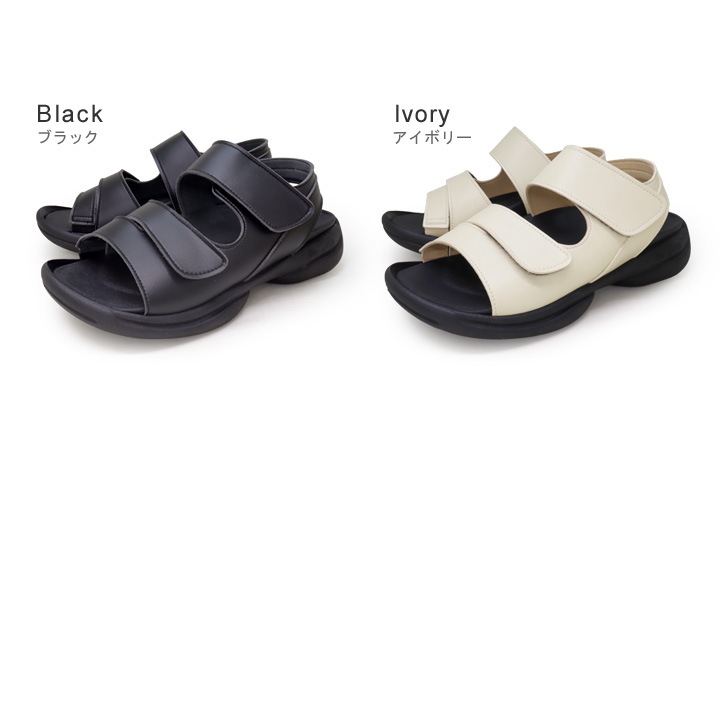 リゲッタ　Re:getA　re-3095 ベルクロサンダル/レディース