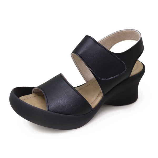 リゲッタカヌー RegettaCanoe CJFH-810 バックベルトサンダル ハイウェッジ 2本ベルト 履きやすい 歩きやすい サンダル レディース フレンチウェッジヒール 美脚