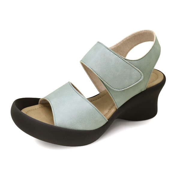 リゲッタカヌー RegettaCanoe CJFH-810 バックベルトサンダル ハイウェッジ 2本ベルト 履きやすい 歩きやすい サンダル レディース フレンチウェッジヒール 美脚