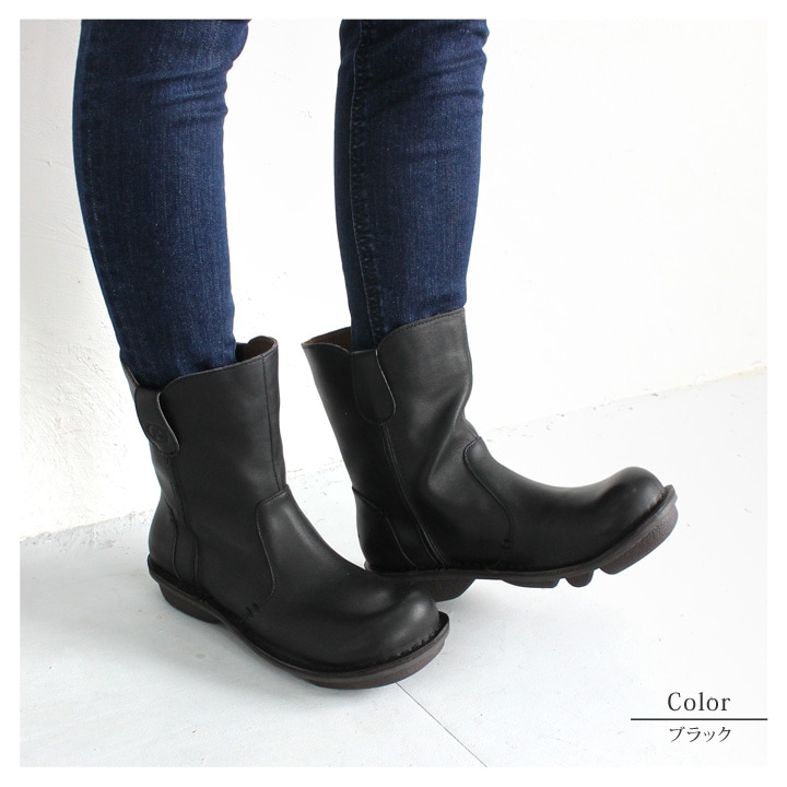 当店限定 R -アール-　本革 ステッチダウン ペコスブーツ　RL-08