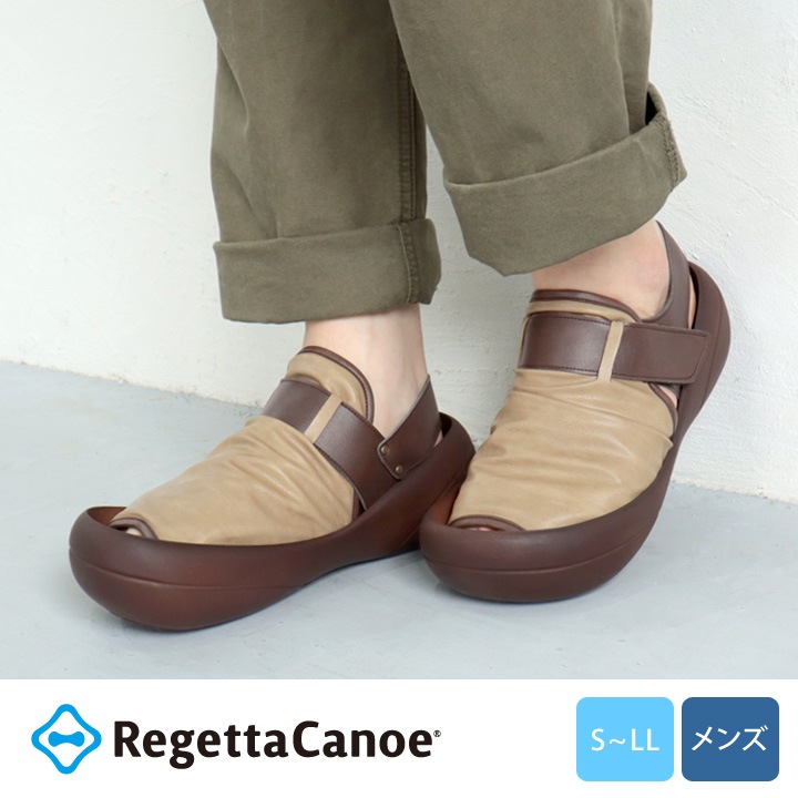 リゲッタカヌー RegettaCanoe CJBF-5179 ビッグフット サンダル メンズ ドレープ バックベルト 履きやすい 歩きやすい 父の日