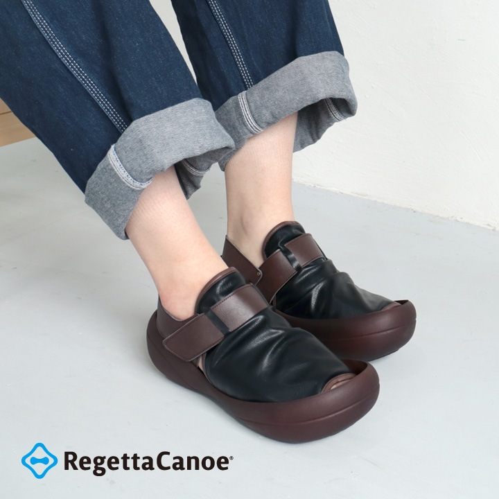 リゲッタカヌー RegettaCanoe CJBF-5179 ビッグフット サンダル メンズ ドレープ バックベルト 履きやすい 歩きやすい 父の日