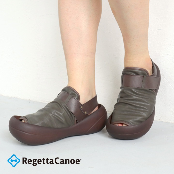 リゲッタカヌー RegettaCanoe CJBF-5179 ビッグフット サンダル メンズ ドレープ バックベルト 履きやすい 歩きやすい 父の日