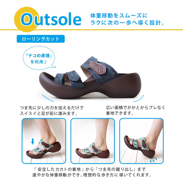 リゲッタカヌー RegettaCanoe <br>CJEG-5255  エッグヒール 3本ベルトサンダル ジャガード織 履きやすい 歩きやすい 痛くなりにくい