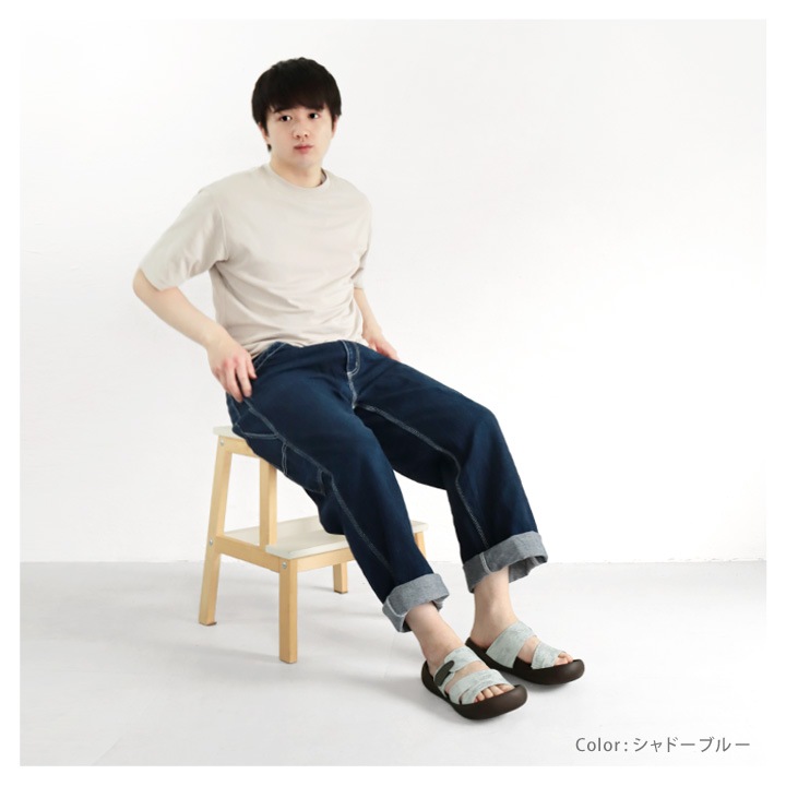 リゲッタカヌー RegettaCanoe CJMB-2512 メンズビッグフットライト ジャガード織ベルトサンダル 和風 サンダル 履きやすい 歩きやすい 父の日