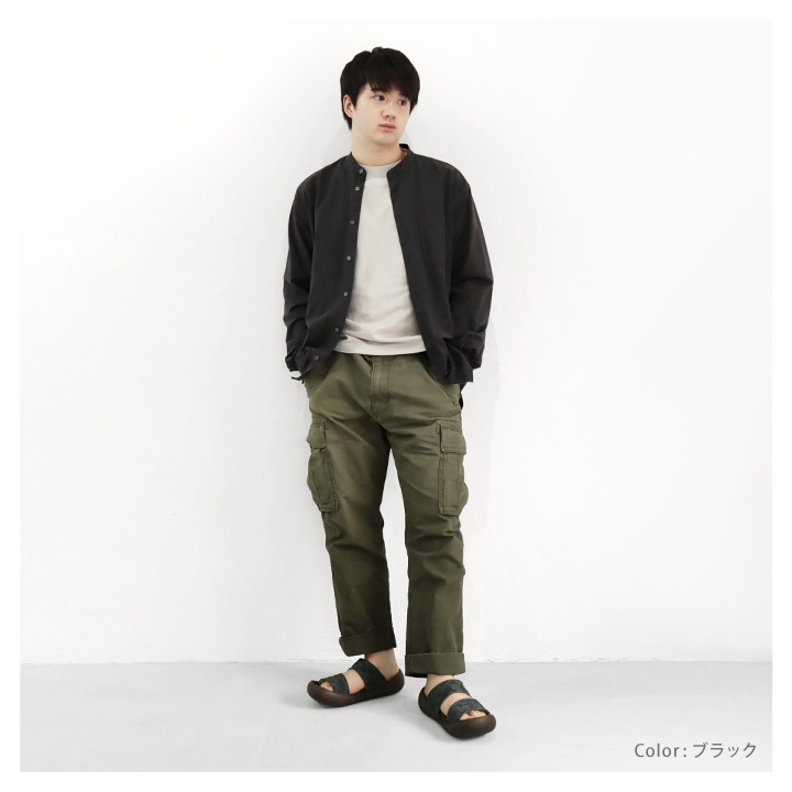 リゲッタカヌー RegettaCanoe CJMB-2512 メンズビッグフットライト ジャガード織ベルトサンダル 和風 サンダル 履きやすい 歩きやすい 父の日