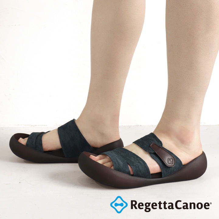 リゲッタカヌー RegettaCanoe CJMB-2512 メンズビッグフットライト ジャガード織ベルトサンダル 和風 サンダル 履きやすい 歩きやすい 父の日