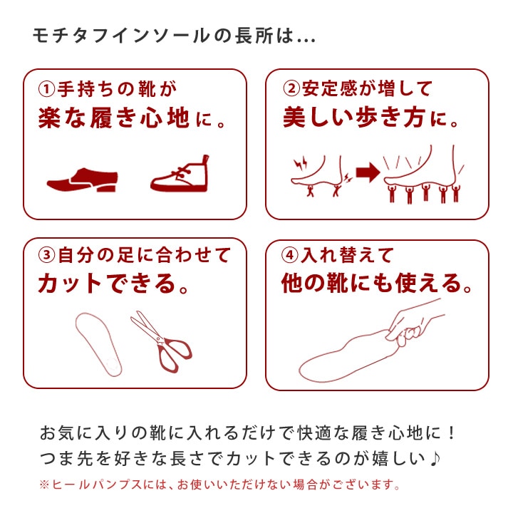 Re:getA リゲッタ フル つかれどめインソール MochiTough モチタフ