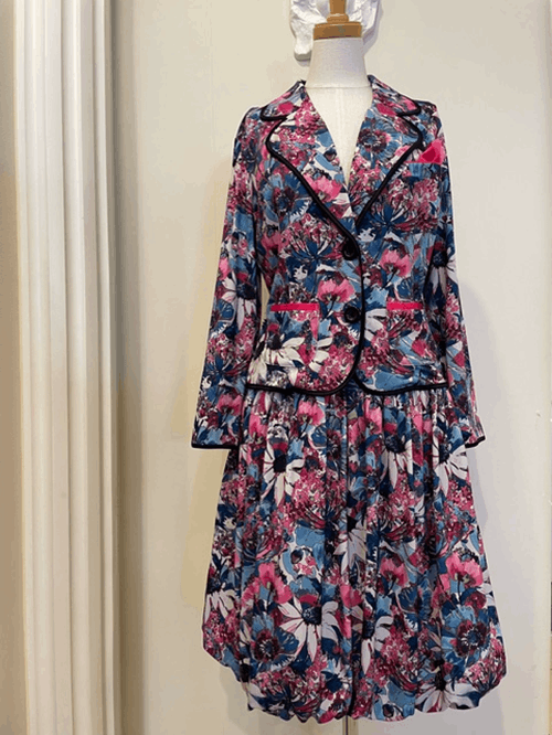 週末セール❣️2024S マーレット 花柄　ブラウス バルーンスリーブ 週末セール❣️2024S マーレット 花柄 ブラウス バルーンスリーブ 週末