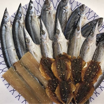 【干物セット】サンマ、アジ、カマス、太刀魚みりん、アジみりん【冷凍配送】