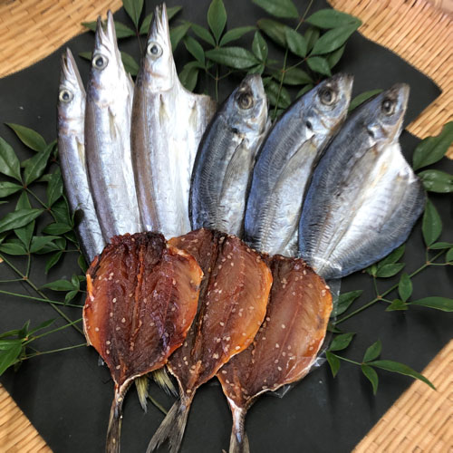 【干物セット】アジ、アジみりん、カマス【冷凍配送】