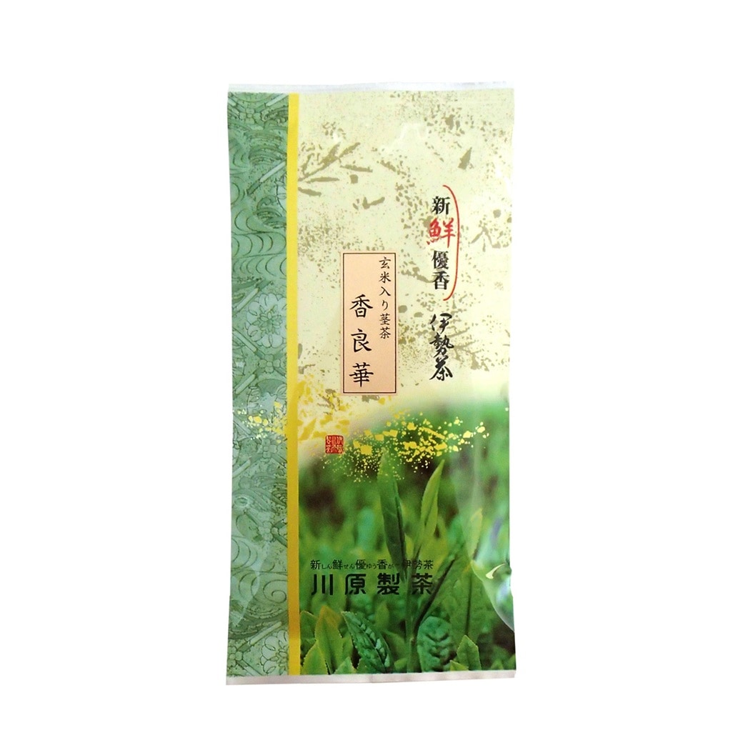 玄米入り茎茶　香良華(こうりょうか)80ｇ