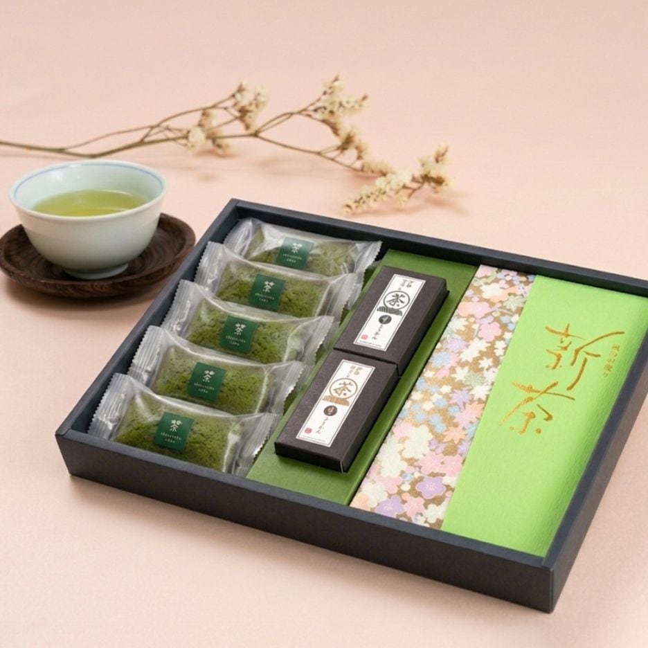 【5月末まで】伊勢茶 新茶スイーツセット(フィナンシェ&羊羹)[Ａセット]【送料込/深緑茶房】