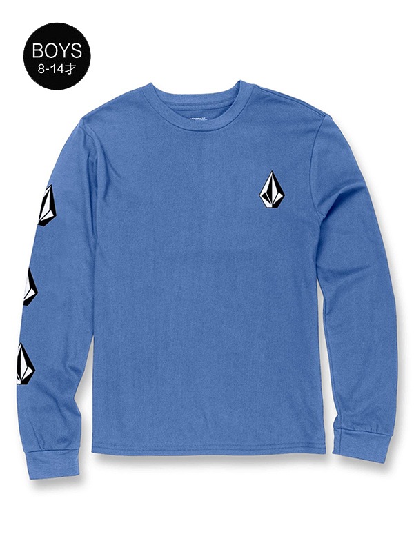 VOLCOM ボルコム ボーイズ(8-14才) ロングスリーブTシャツ ロンTee C3632200 ICONIC STONE LST [MRB]