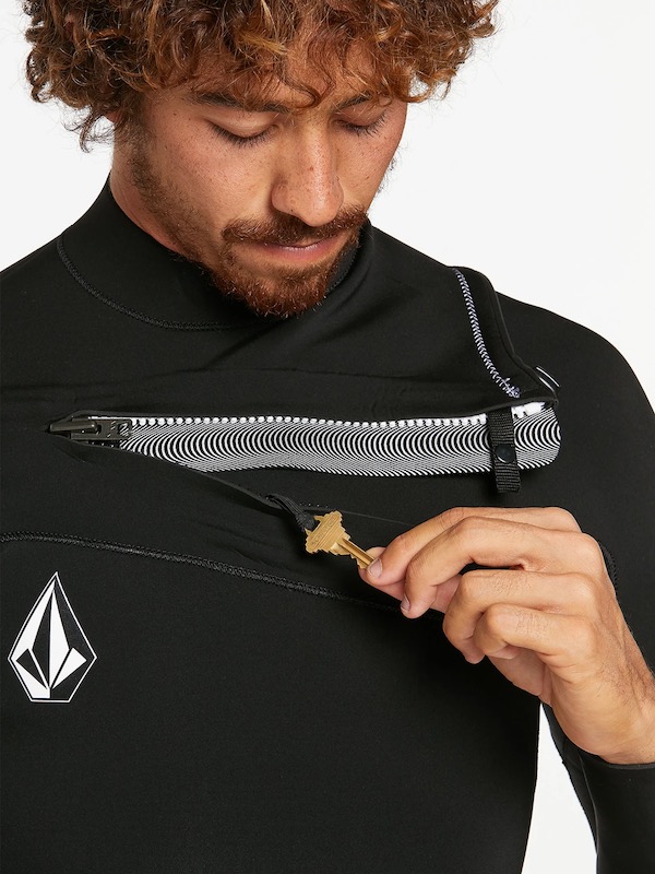 A9532000 3/2MM Chest Zip Fullsuit [BLK] | VOLCOM ボルコム正規通販